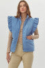 Ruffle Sleeve Puffer Vest
