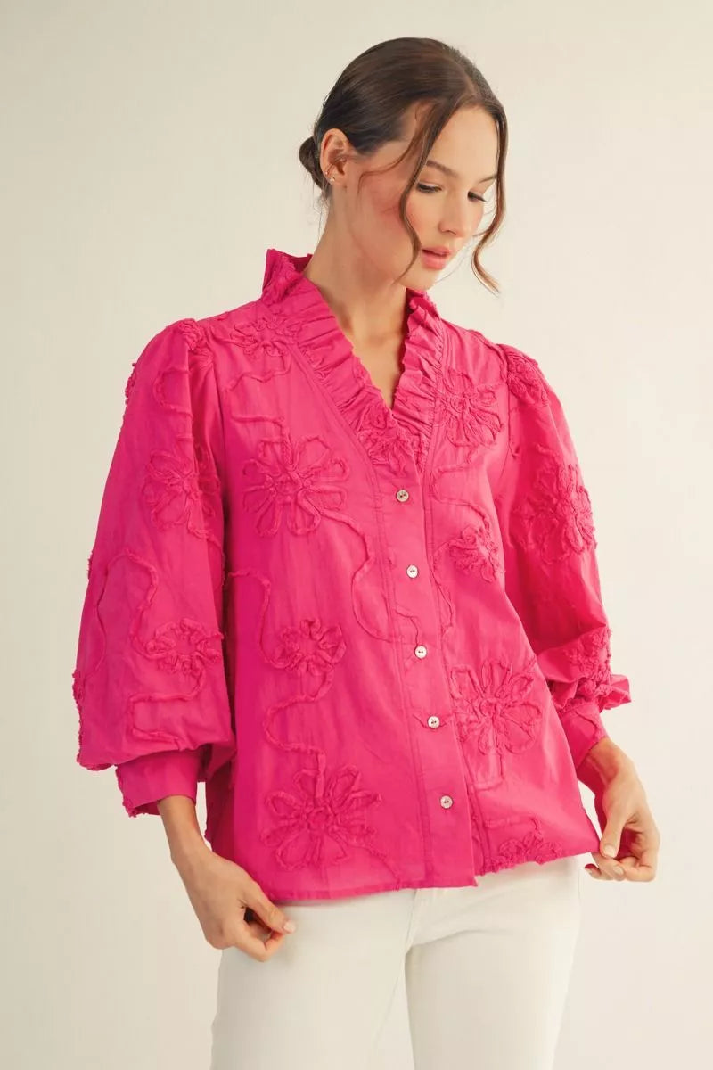The Valerie Embroidered Blouse