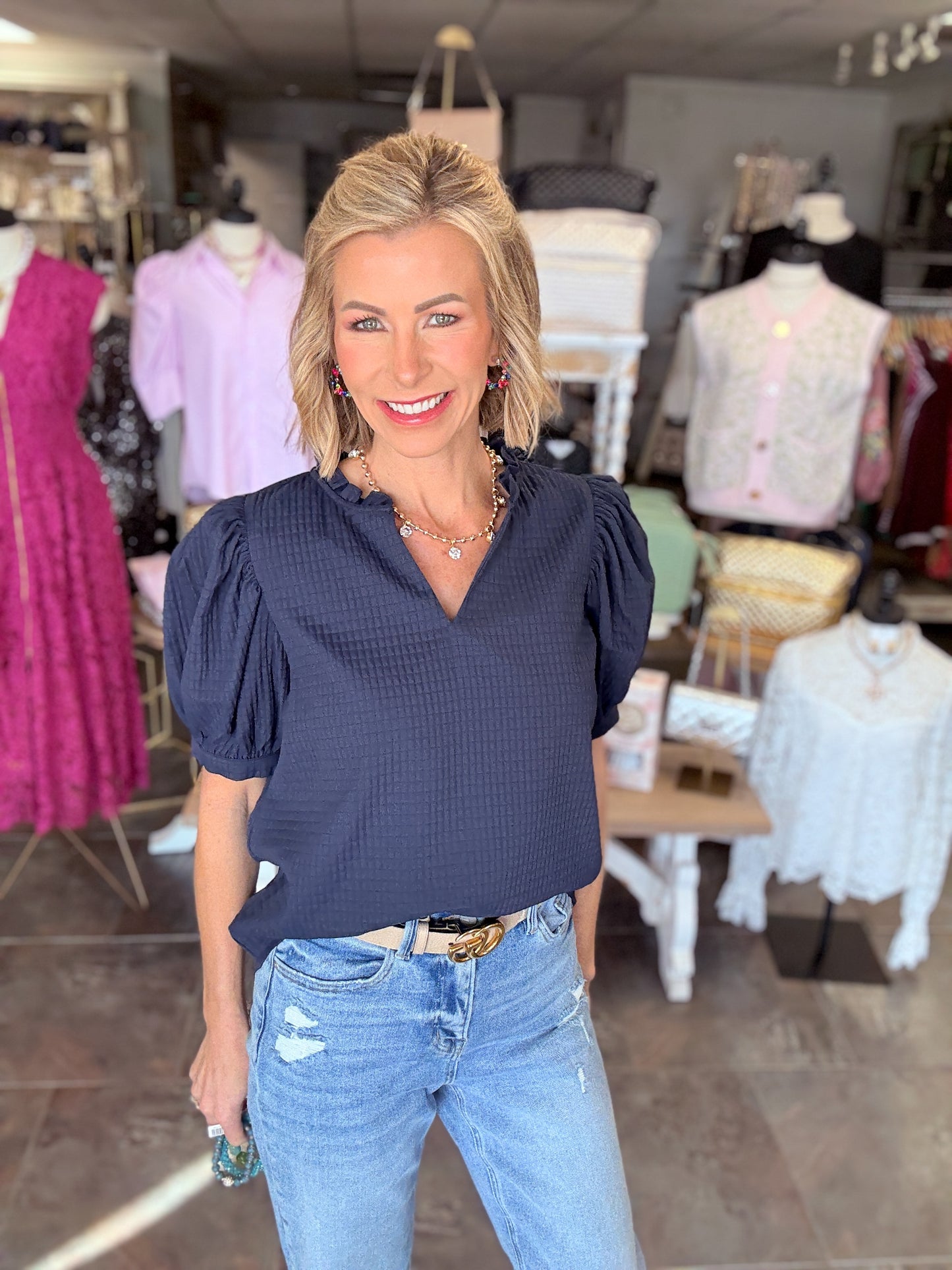 The Kensington Puff Sleeve Top