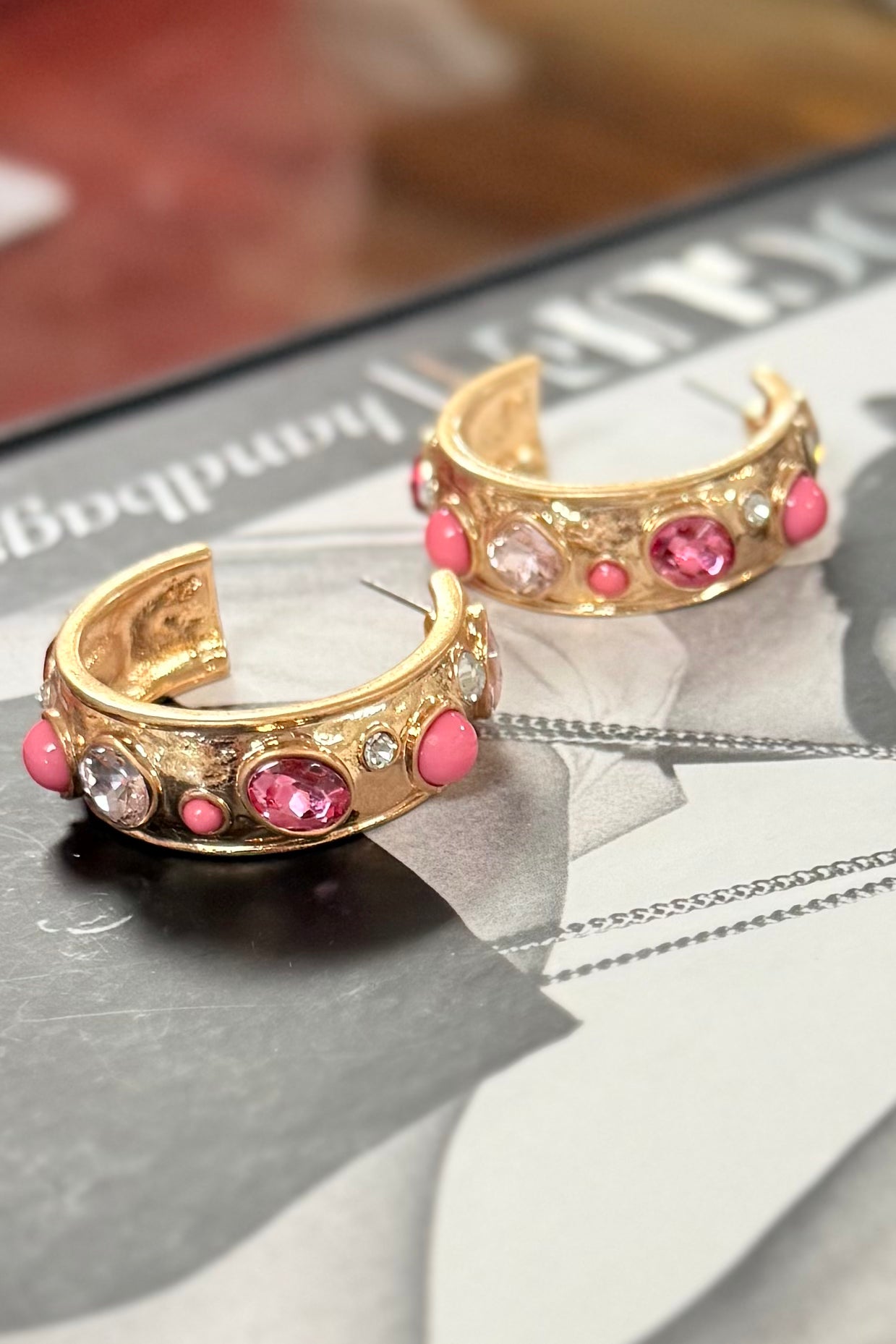 The Saylor Pink Hoops