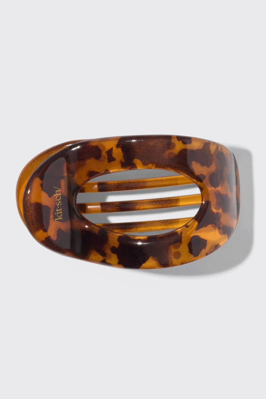 Recycled Plastic Small Flat Cloud Clip - Tort