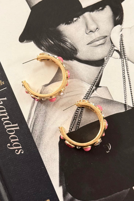 The Saylor Pink Hoops