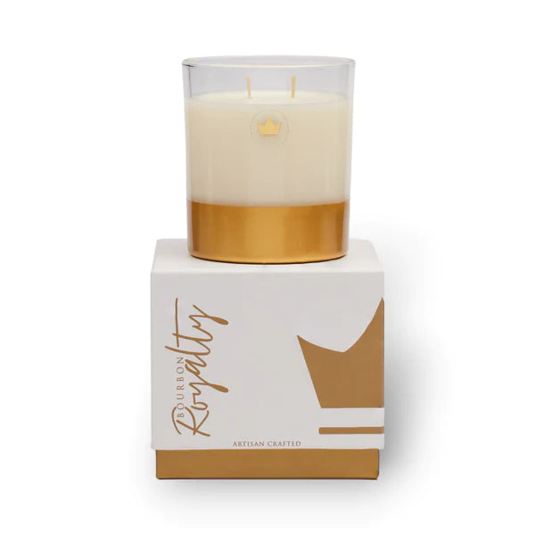 Bourbon Royalty 14 oz Glass Box Candle