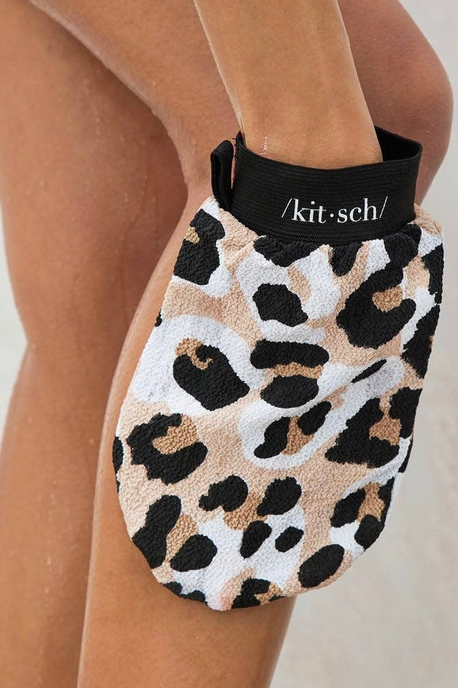 Eco-Friendly Exfoliating Glove - Leopard
