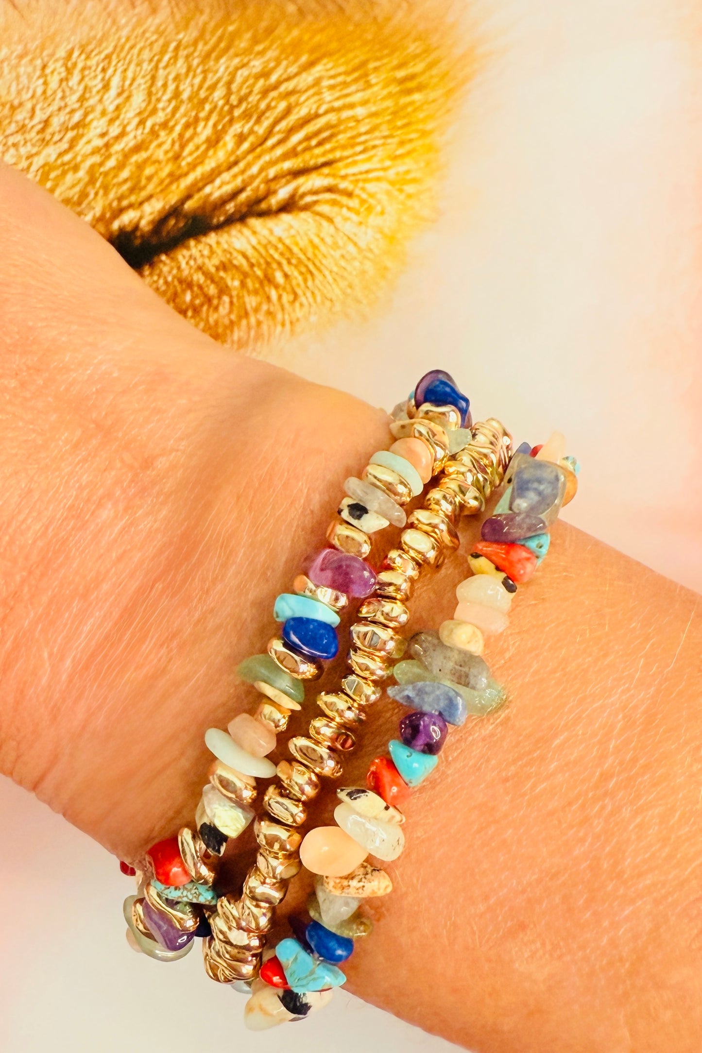 Golden Earth Gem Stack