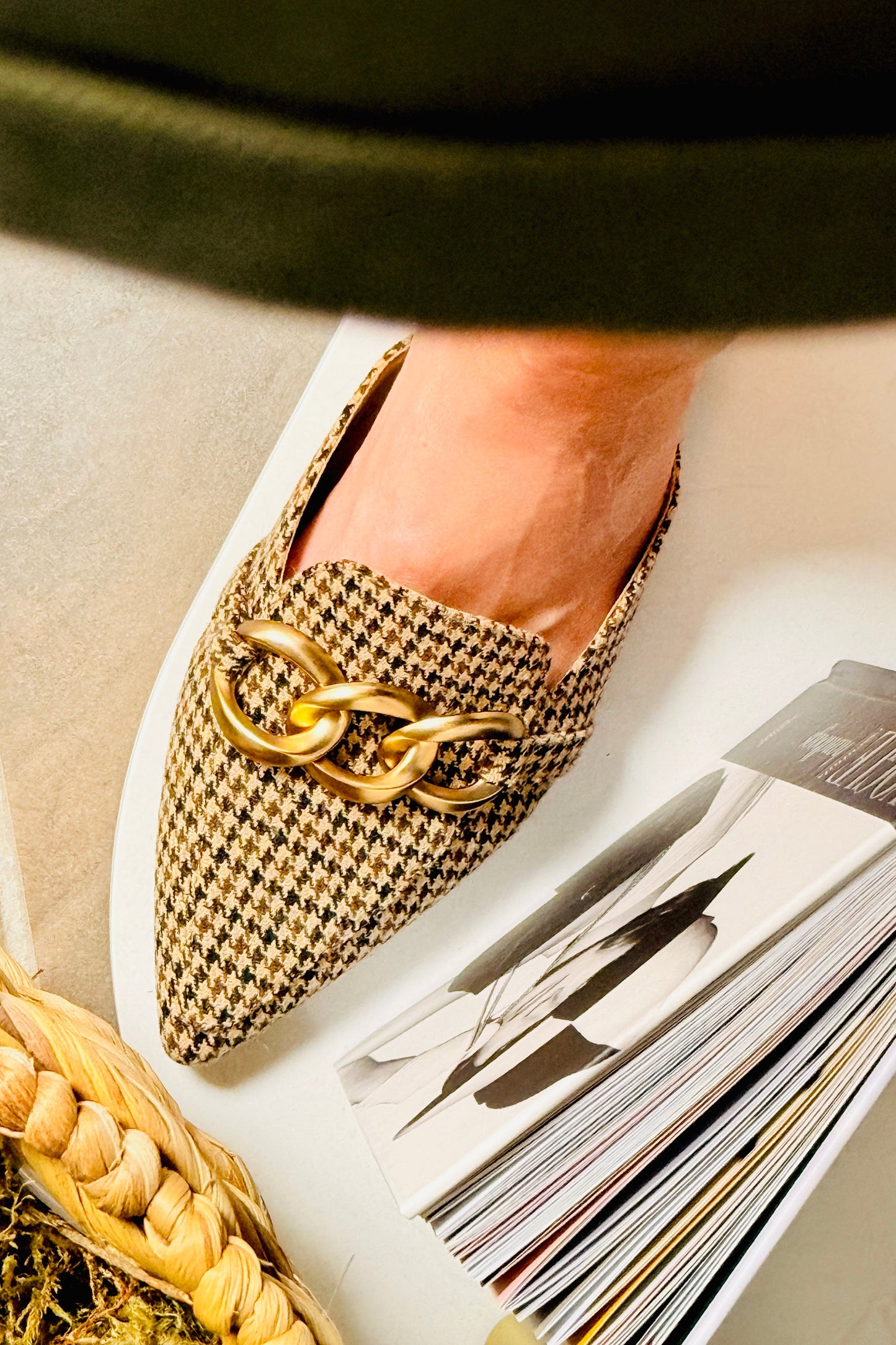 Corky's Playin For Keeps Houndstooth Mule