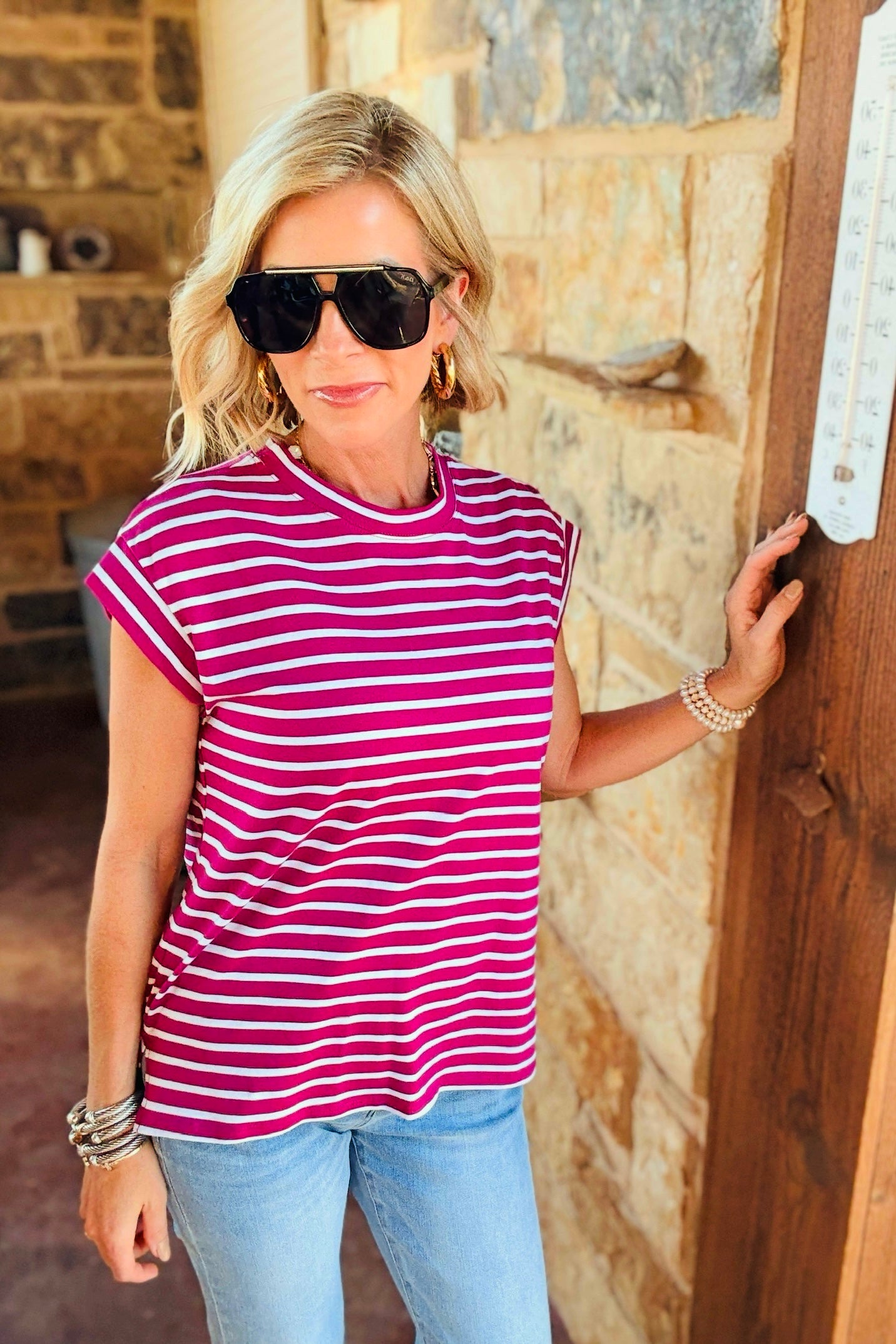 The Chloe Stripe Tee