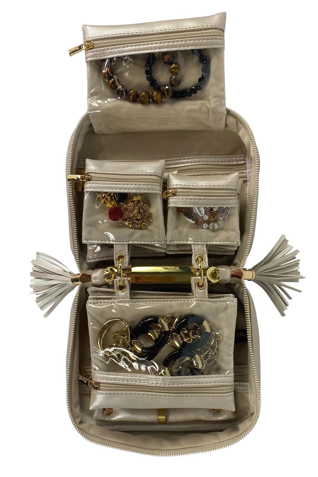 PurseN Trinity Jewelry Binder - Gold Dust