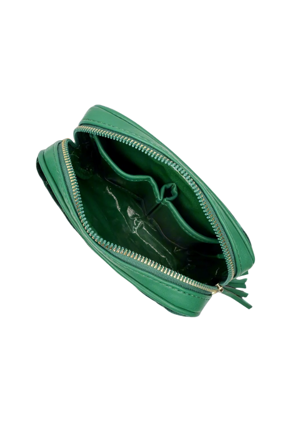 PurseN Glam Makeup Case - Emerald Velvet