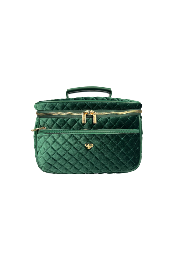 PurseN Train Case - Emerald Velvet