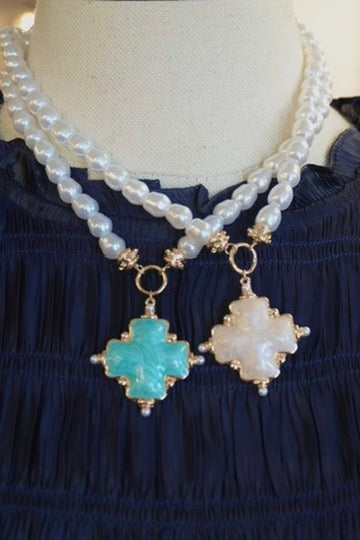 Garden Party Pearl Cross Collection