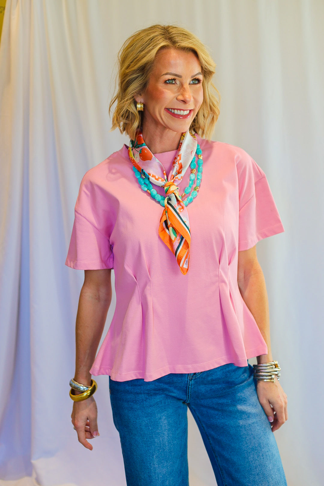 The Blush Edit Tailored Top