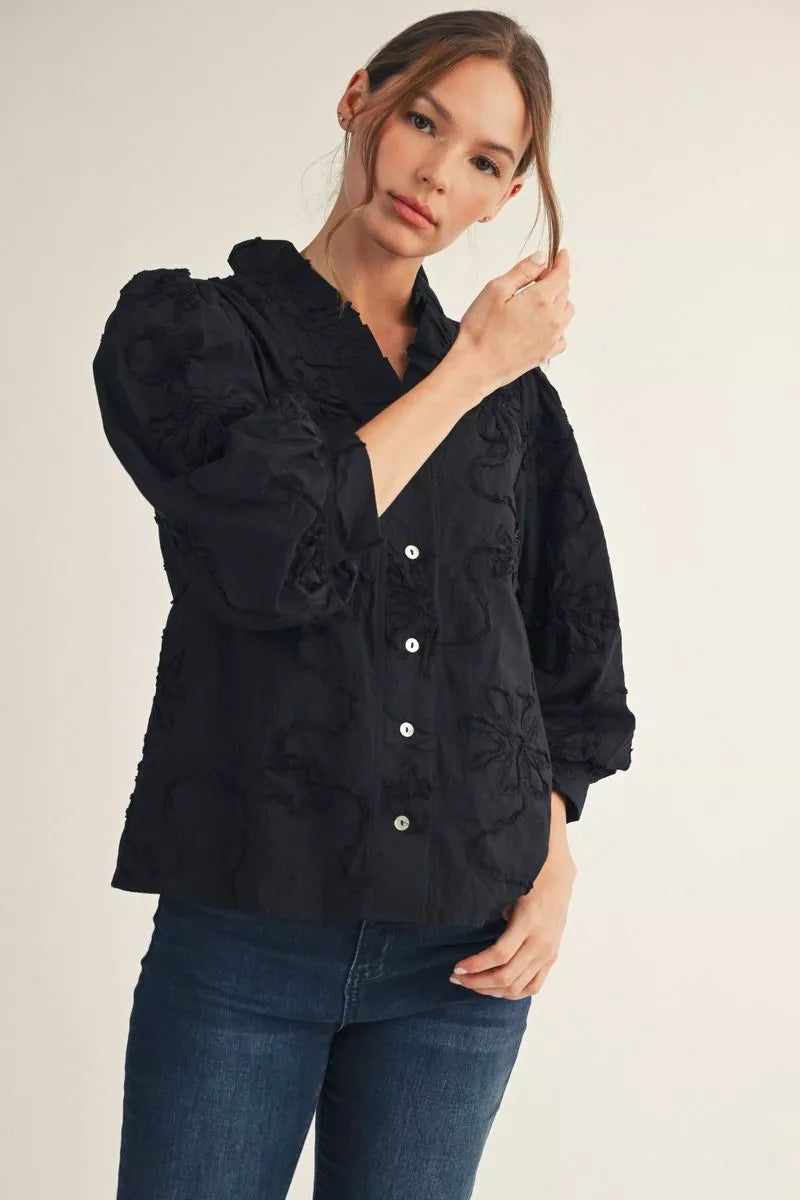 The Merritt Embroidered Blouse