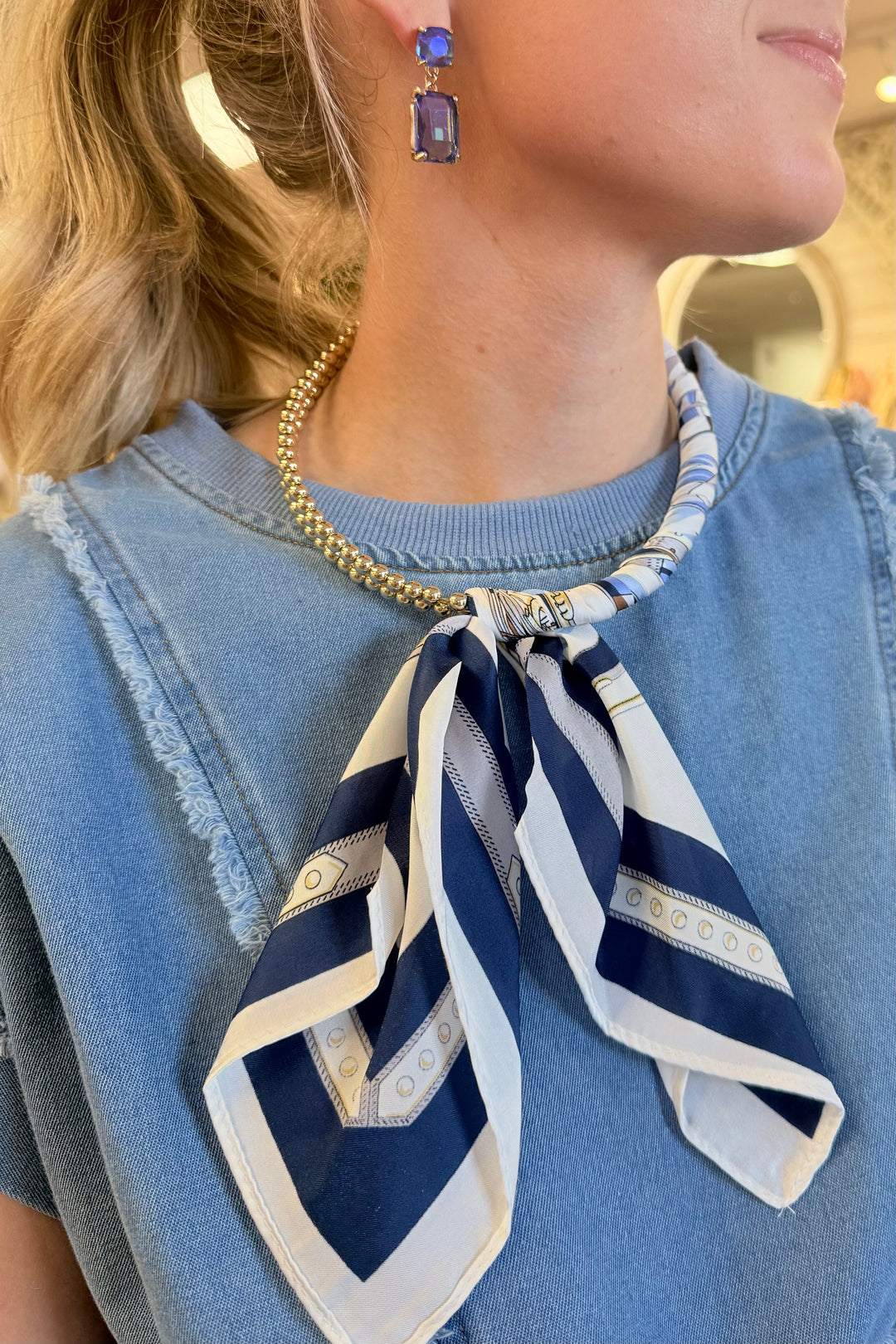 The Cinch Dress - Light Denim