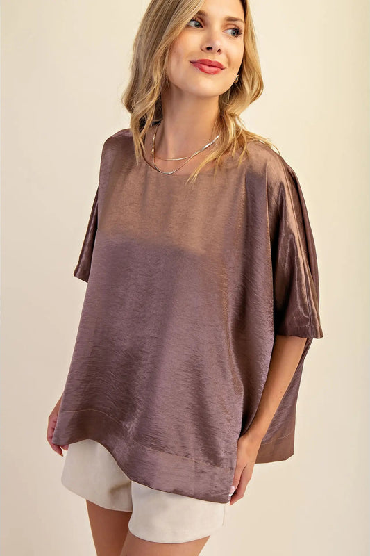 The Calder Satin Tee