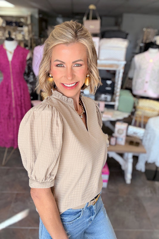 The Ashford Puff Sleeve Top