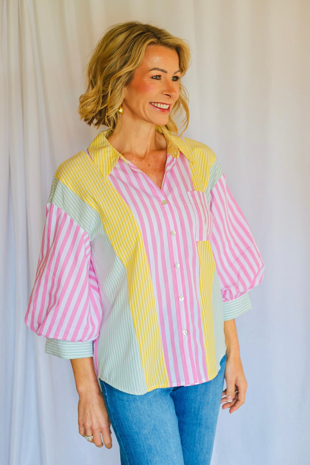 The Lemon Drop Stripe Top