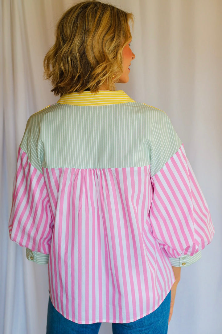 The Lemon Drop Stripe Top