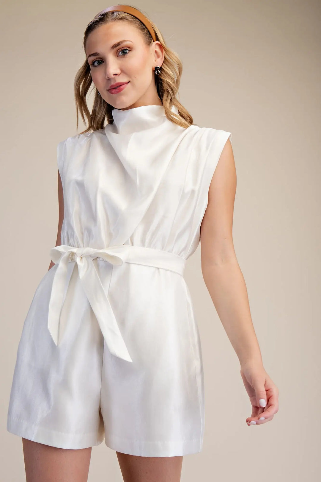 The Ivory Intent Romper