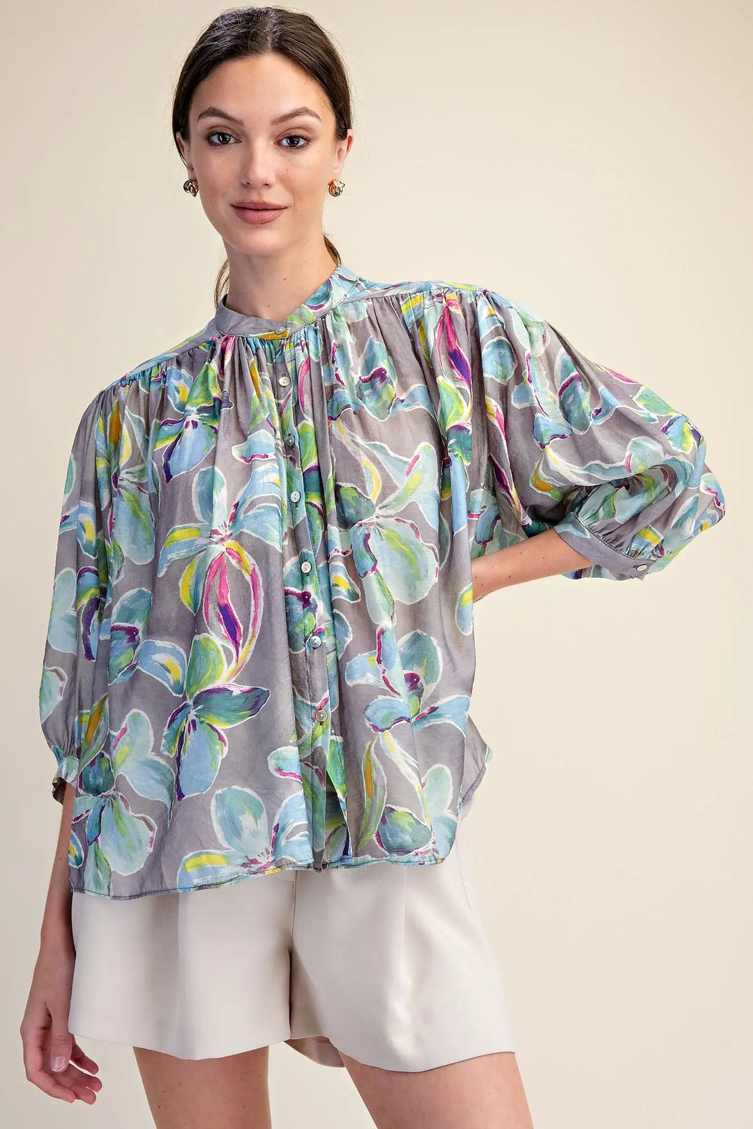 The Painted Petals Blouse