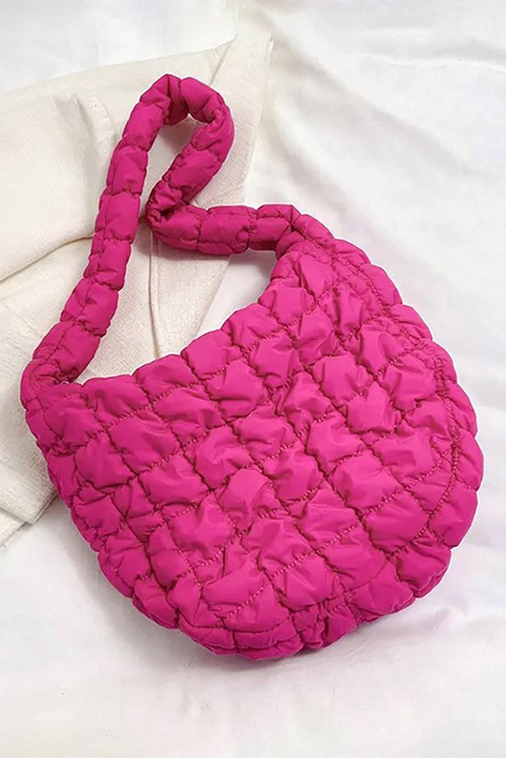 The Cora Quilted Puffer Tote