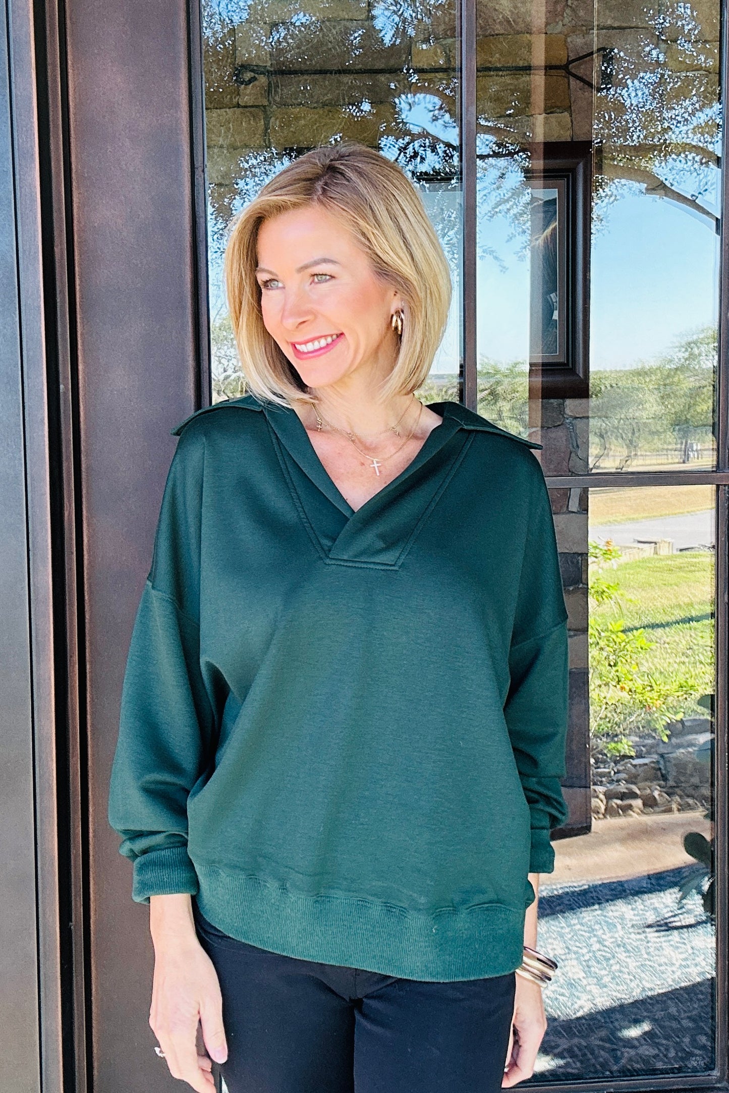 The Luxe Scuba Sweater