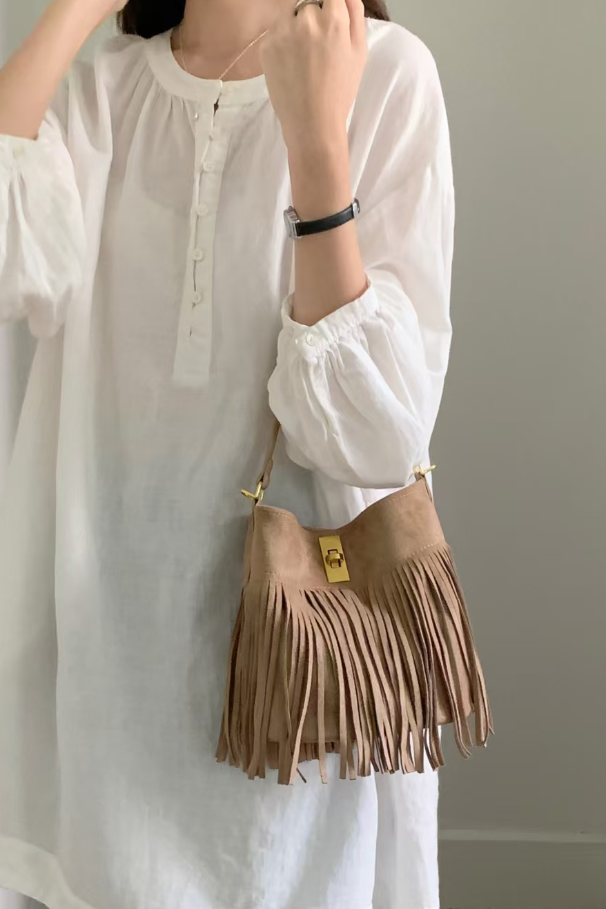 Crossbody Bucket Bag