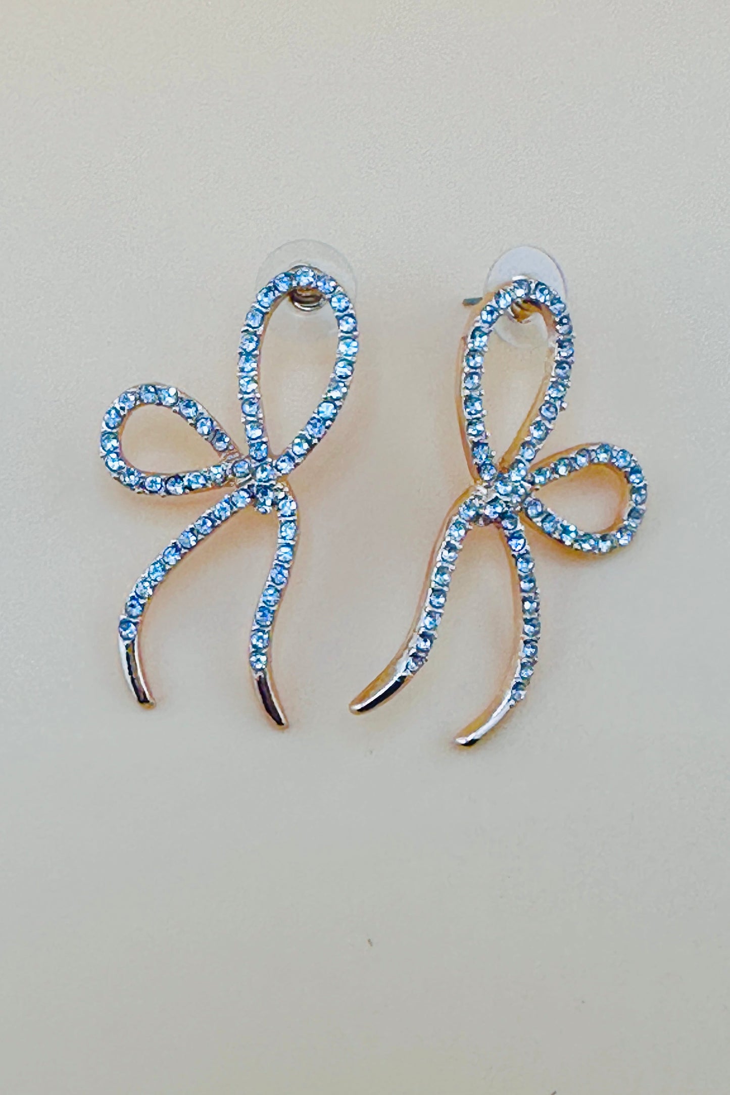 Bow Crystal Earring