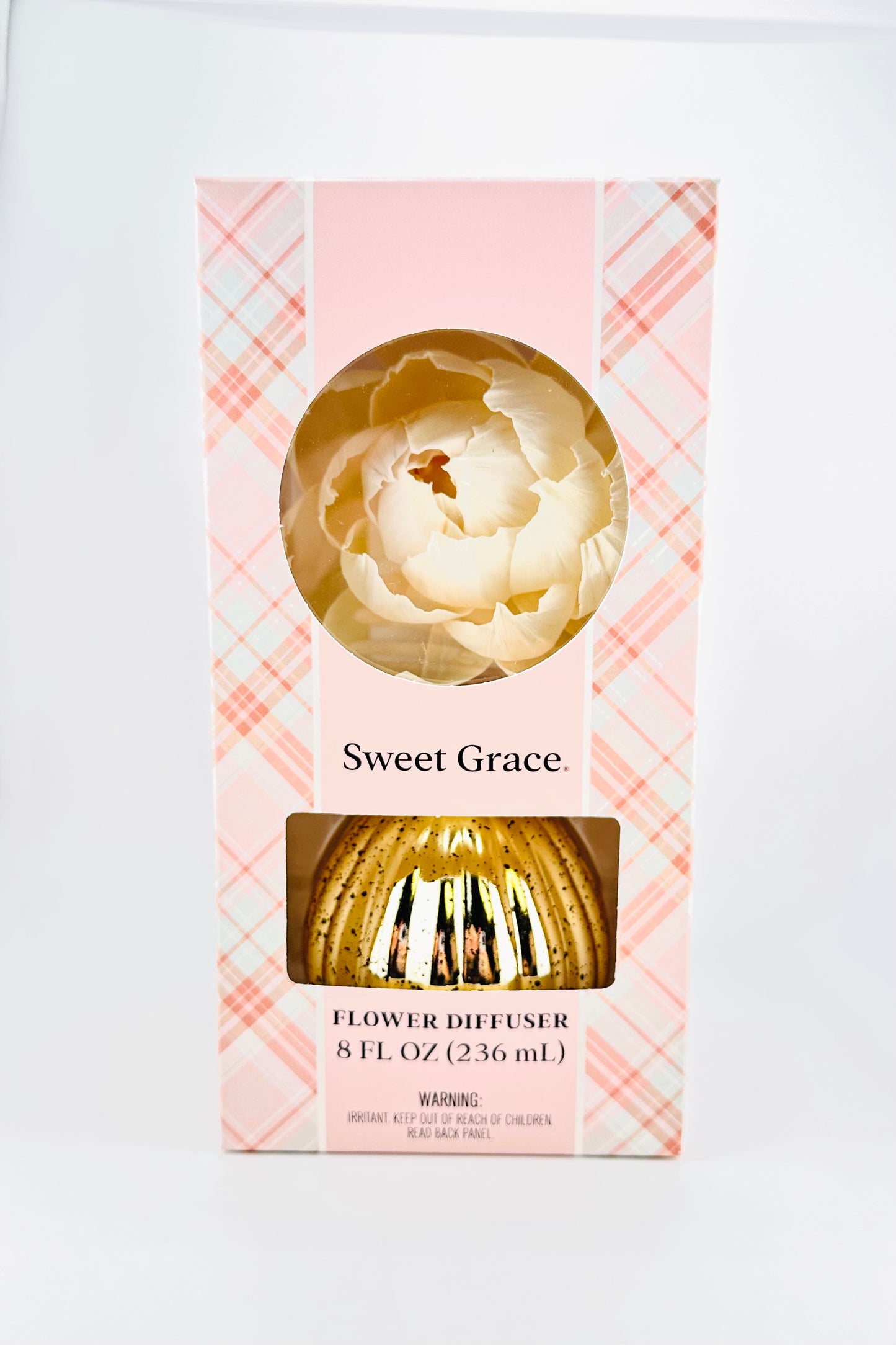 Sweet Grace Mercury Glass Flower Diffuser