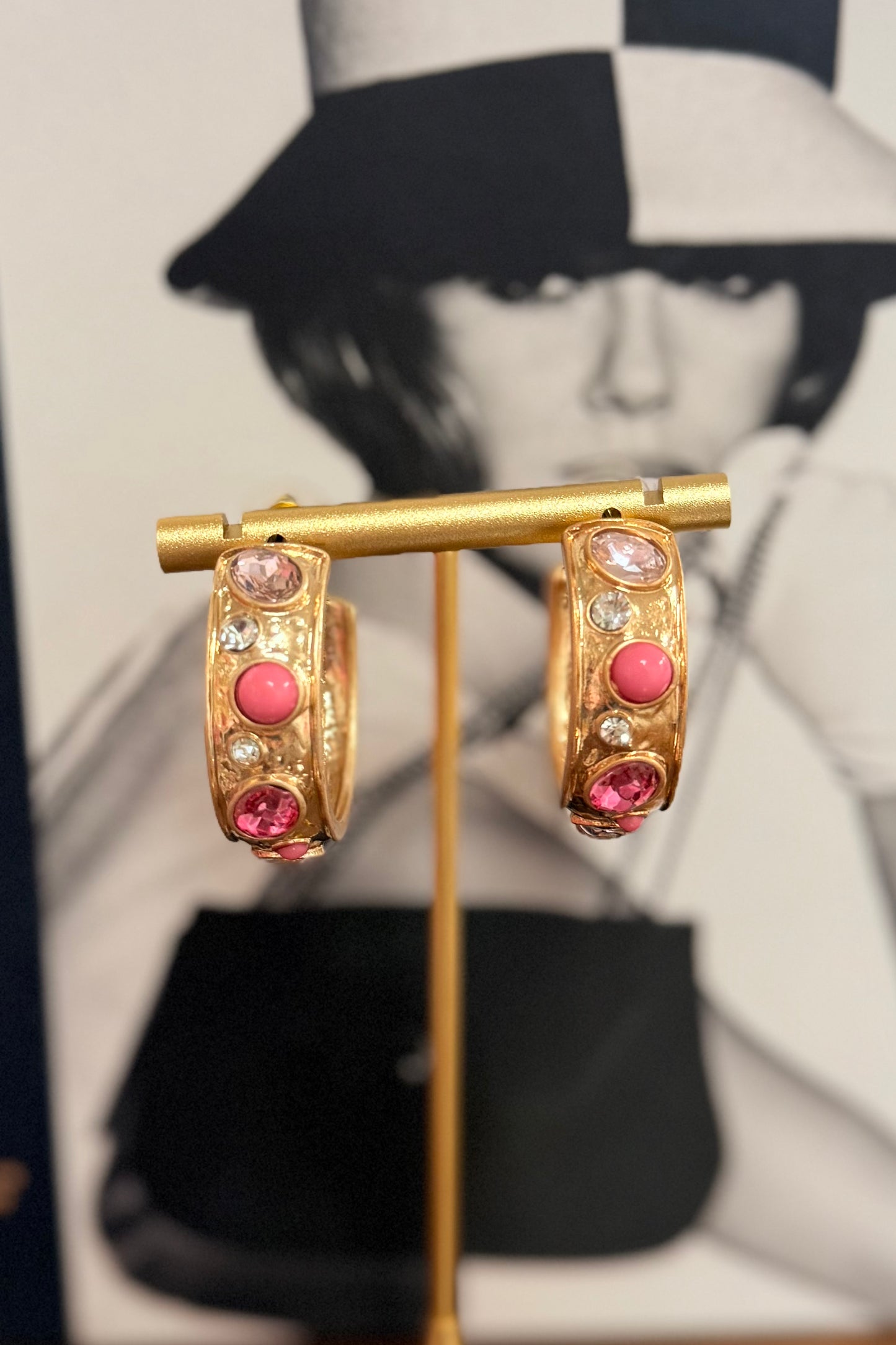 The Saylor Pink Hoops