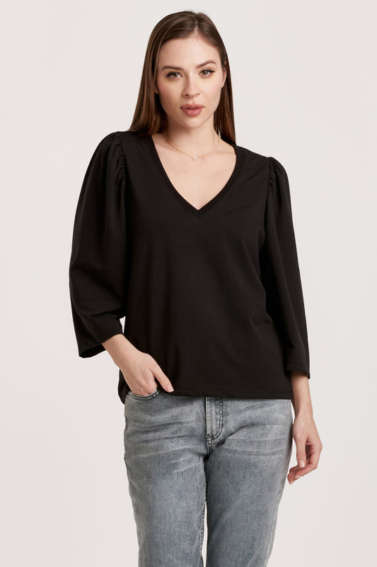 Another Love Zada Top in Black