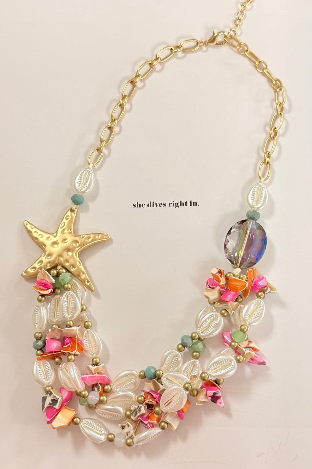 The Starfish Social Necklace