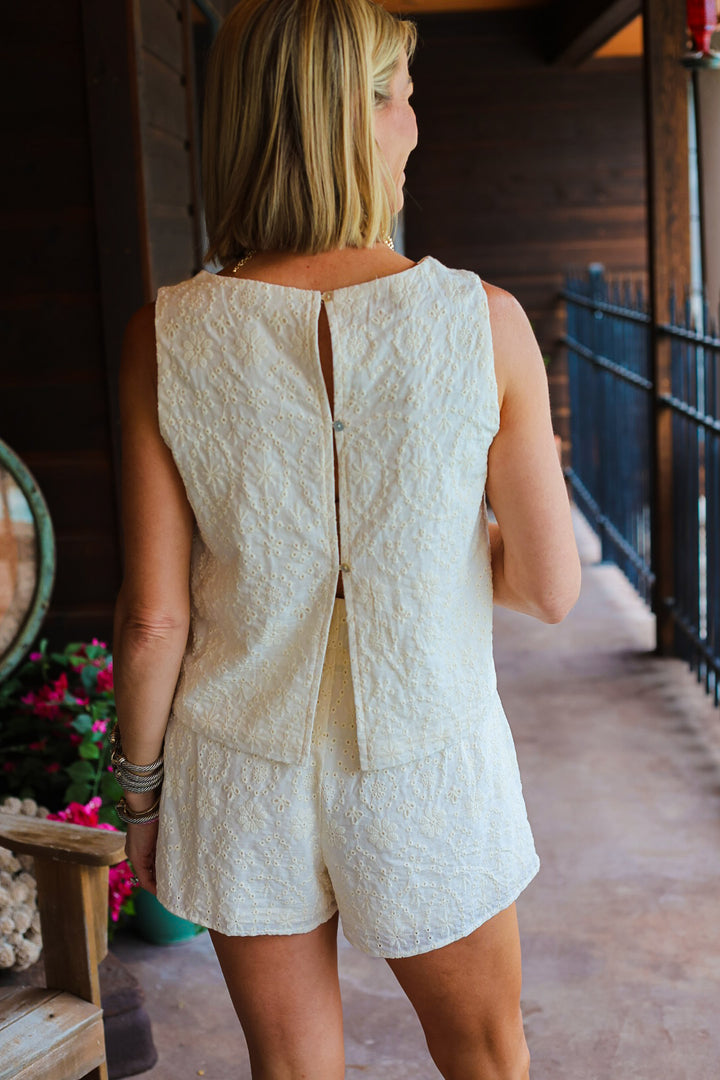 The Prairie Eyelet Set - Ivory
