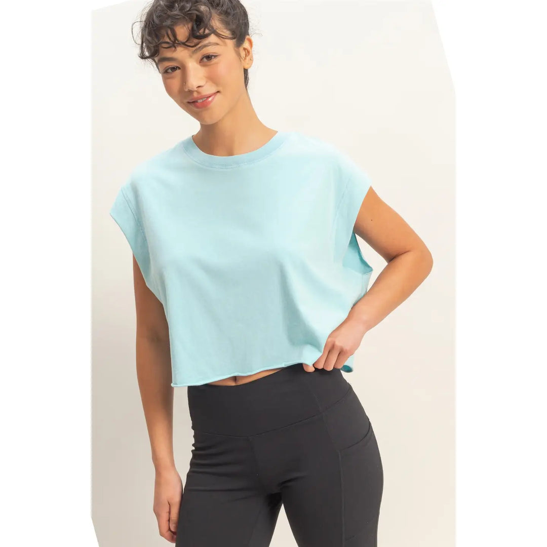 Coastal Ease Tee - Blue