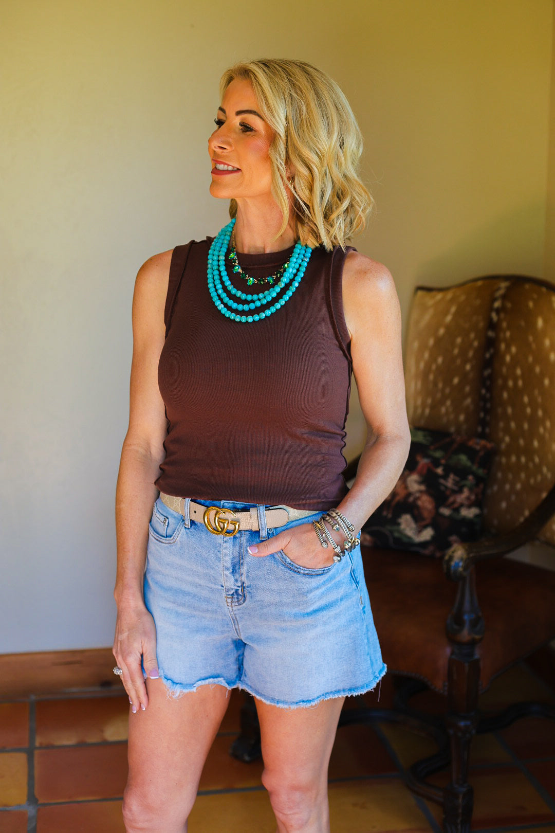 The Everyday Essentials Tank - Chocolate
