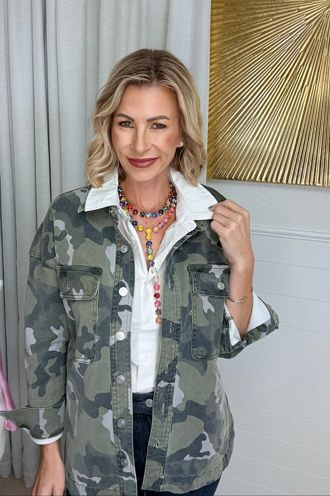 Mica Camouflage Shacket