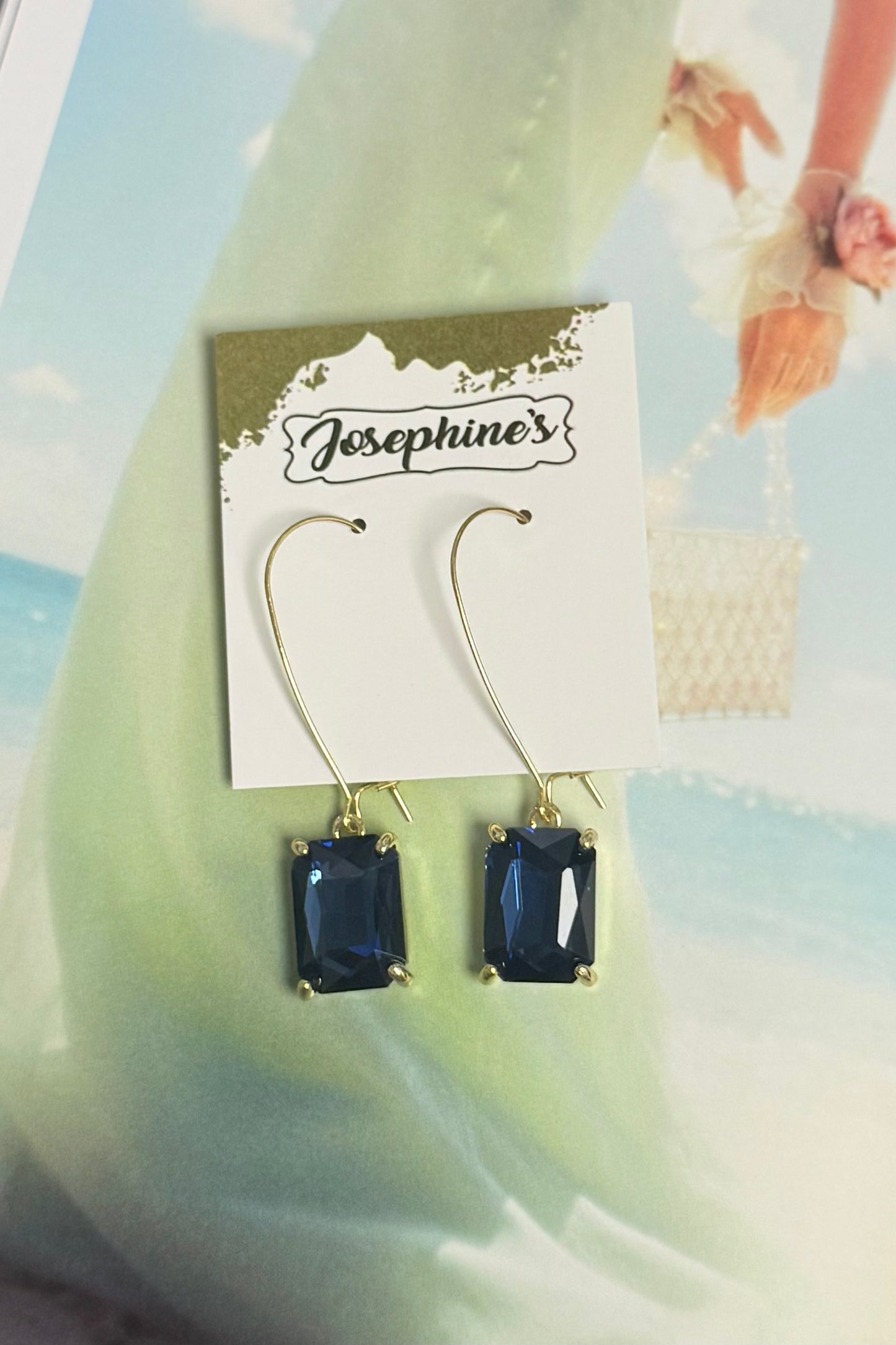 The Holiday Gem Drop Earrings