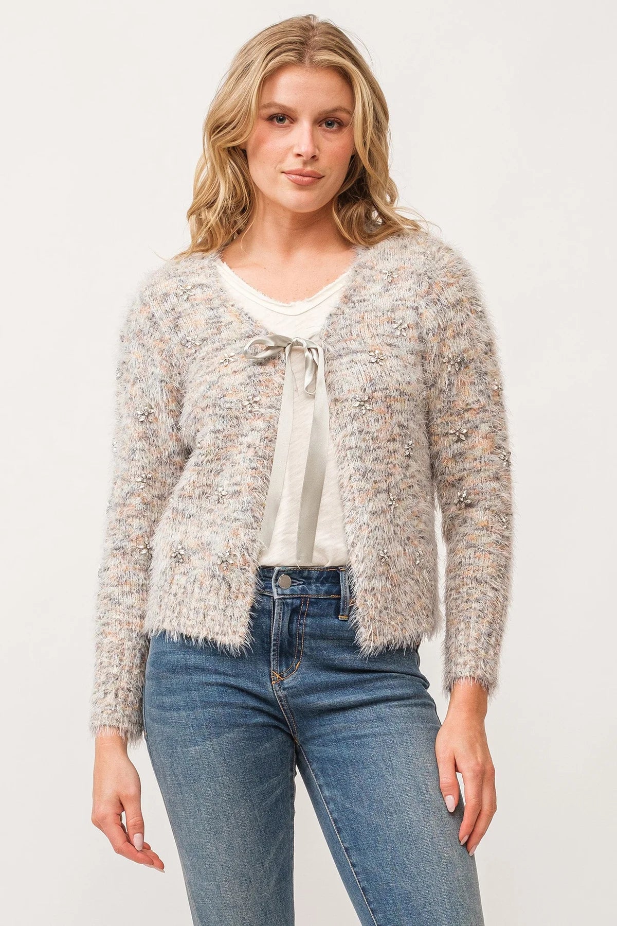 Another Love Serafina Tie Front Cardigan