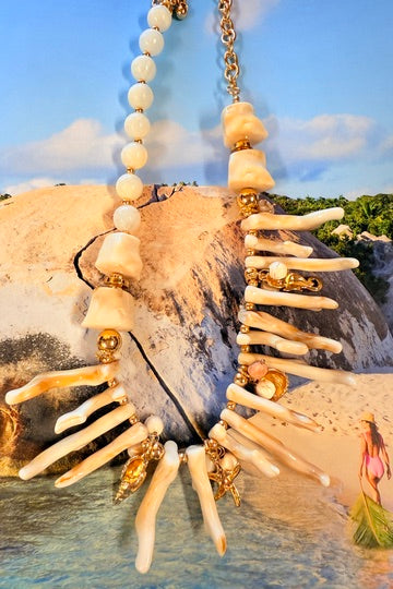 Coastal Coral Necklace