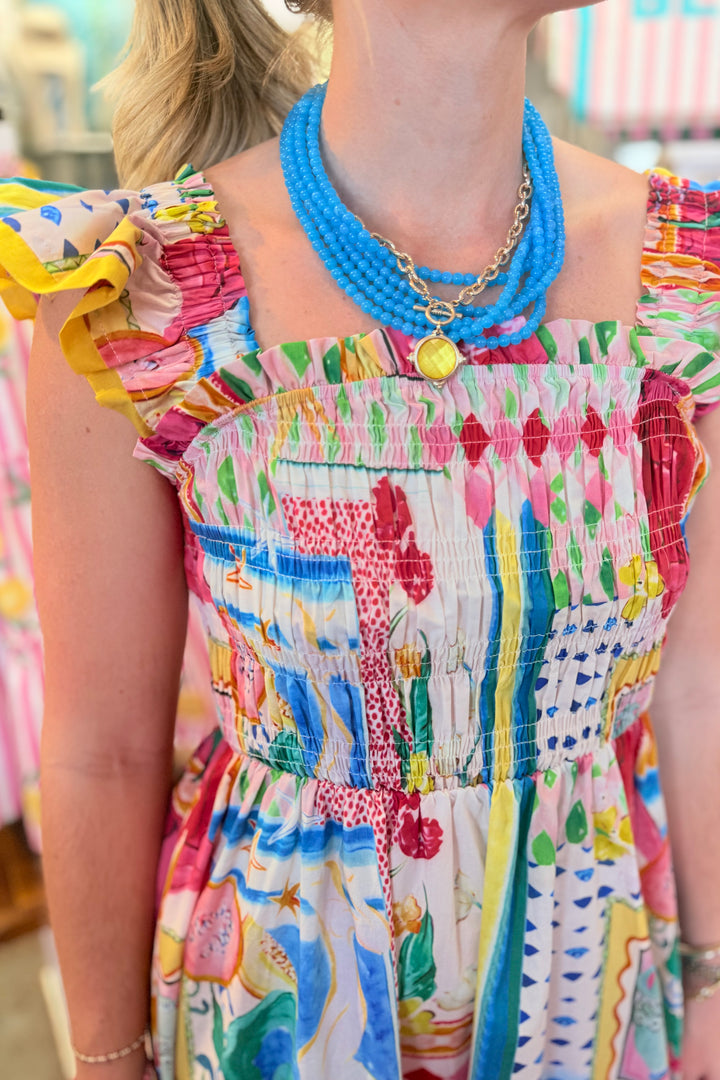 The Market Mosaic Midi Dress