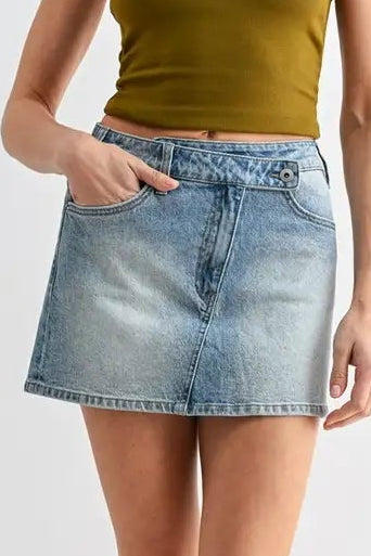 Mica High Rise Asymmetrical Skirt