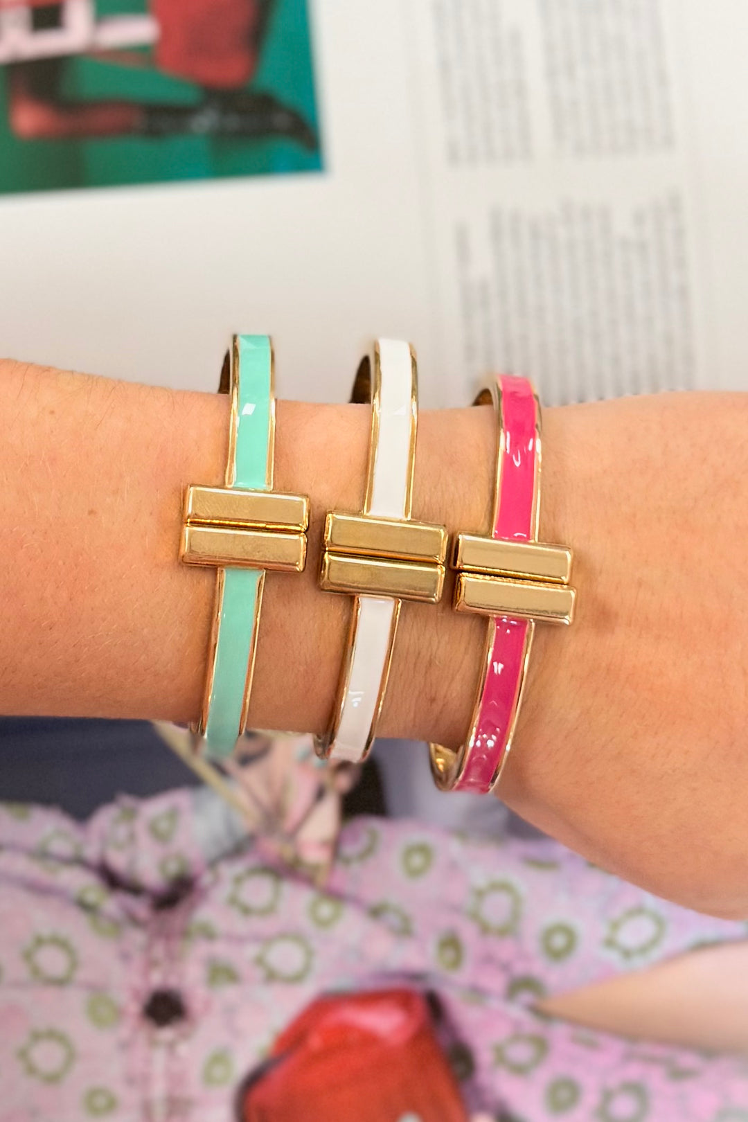 The Palm Beach Enamel Bracelet
