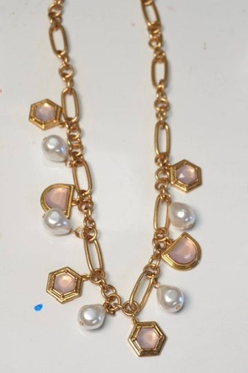 Pearl Charm Necklace