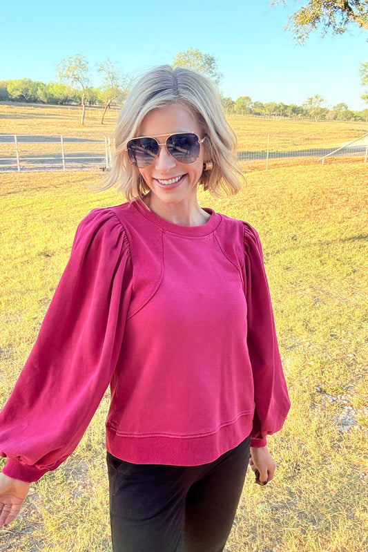 The Talia Puff Sleeve Top