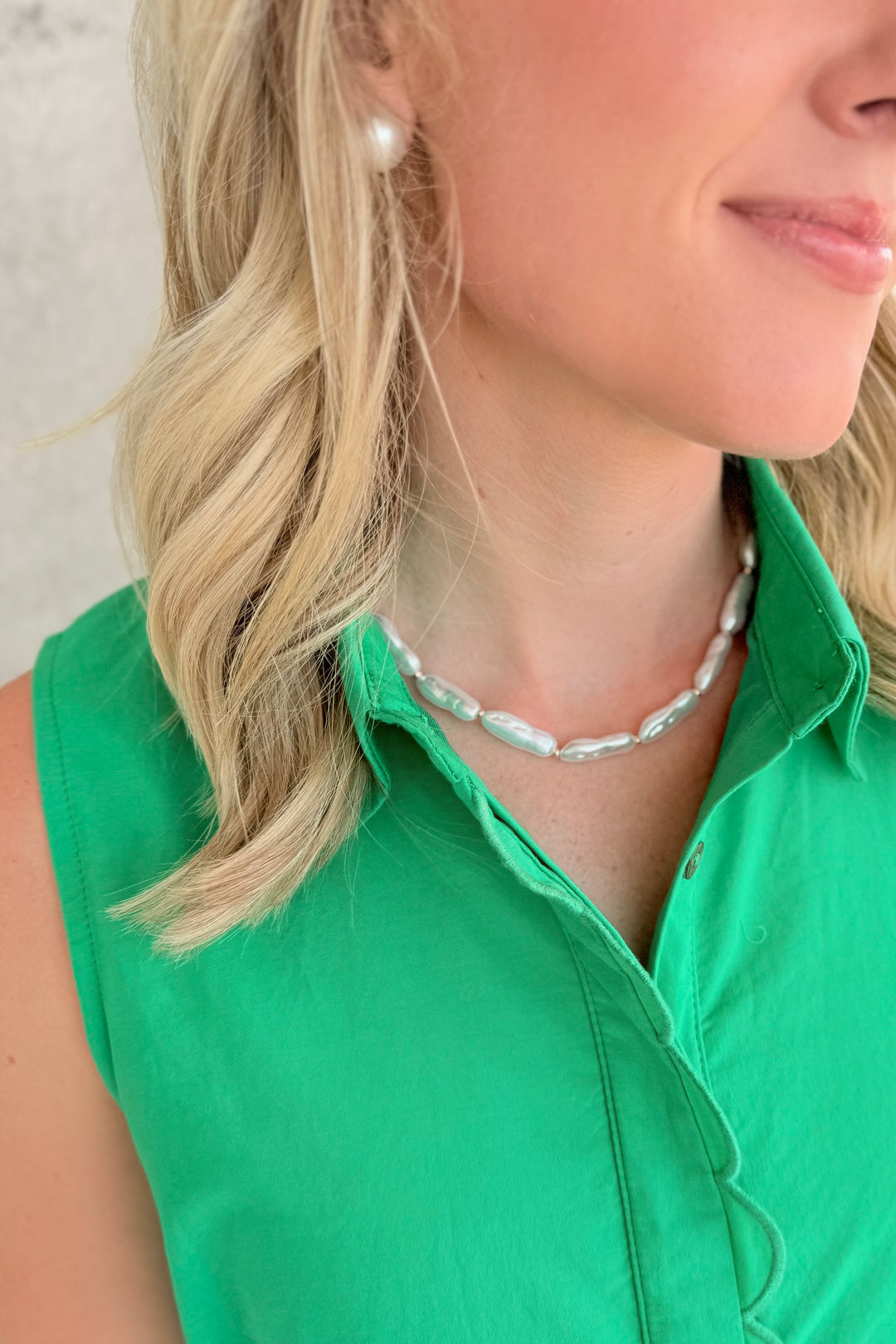The Poppy Eyelet Dress - Green