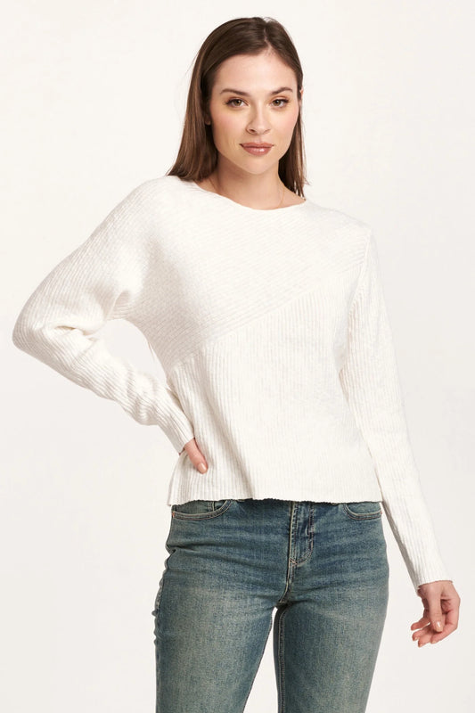 Dear John Giovanna Long Sleeve Top in Ivory