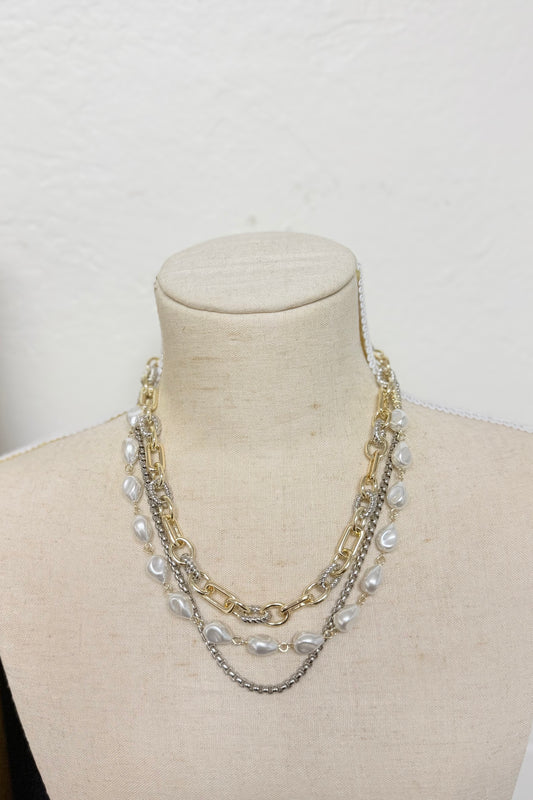 The Vivienne Pearl Chain Necklace