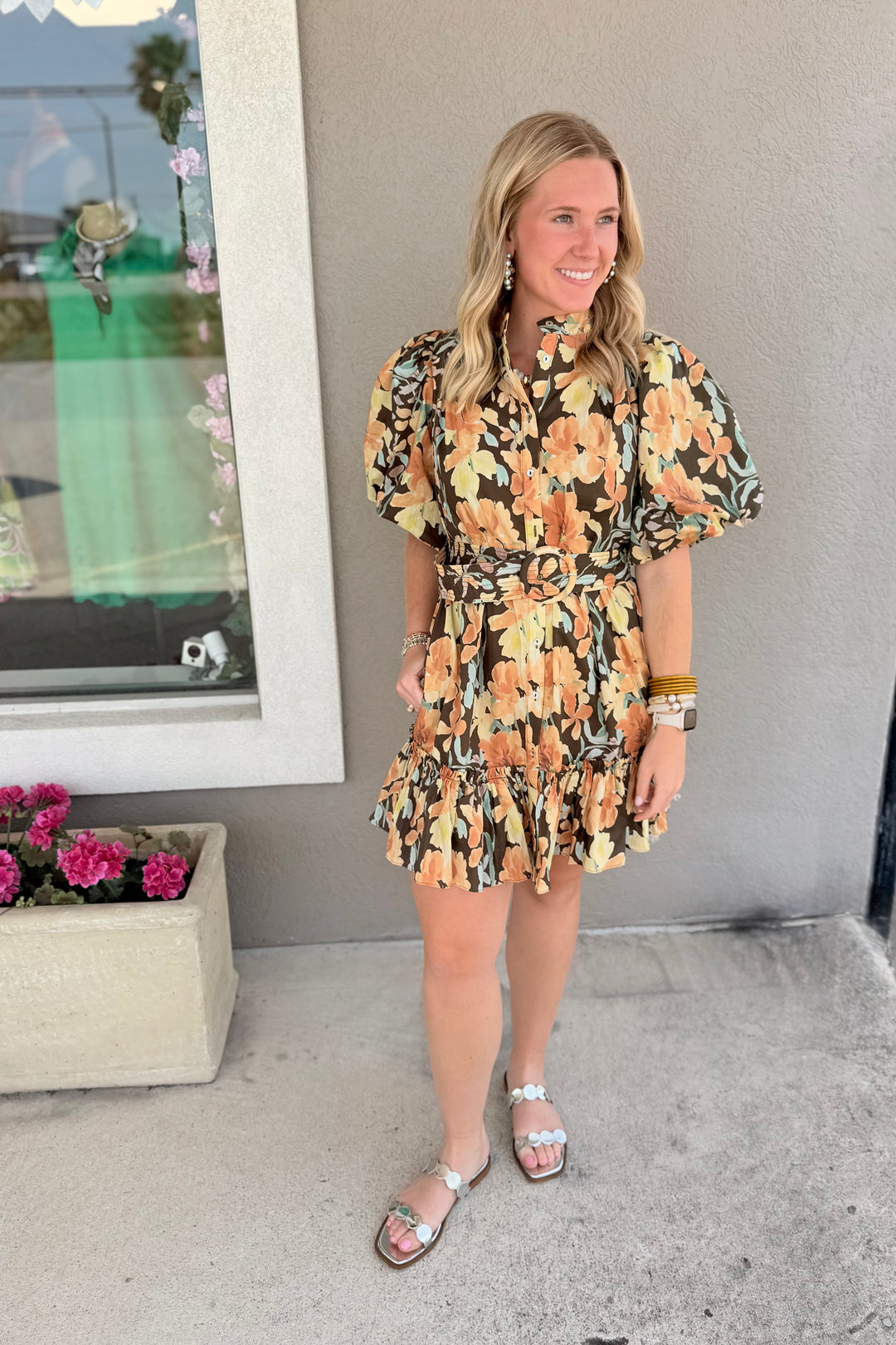 The Bloom &amp; Grace Dress - Brown