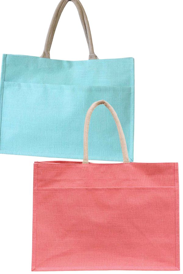 Jute Pocket Tote