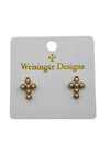 Weisinger Post Cross Earring